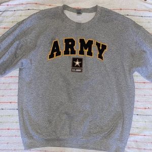 Vintage Army Sweatshirt - L